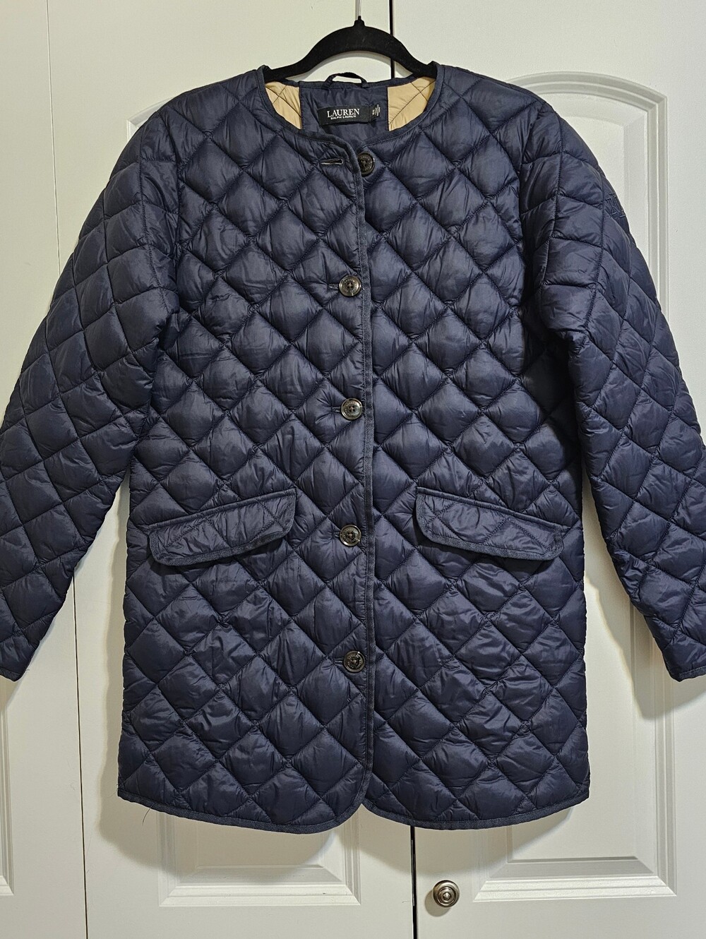 Ralph Lauren Navy Blue Padded Chore Jacket Size XS